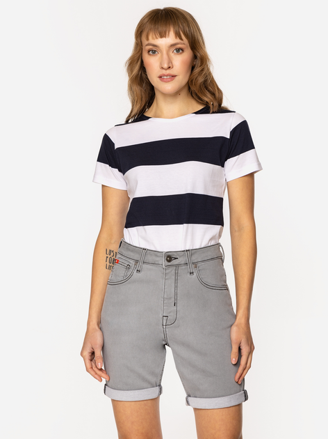 Шорти джинсові жіночі Lee Cooper Serpa-5300 S Сірі (5905991725763) - зображення 3