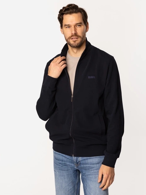 Толстовка на блискавці чоловіча Lee Cooper Edwin-5114 L Темно-синя (5905991731665) - зображення 3