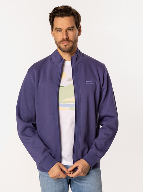 Bluza męska rozpinana streetwear Lee Cooper Elton-4200 M Błękitna (5905991731528) - obraz 3