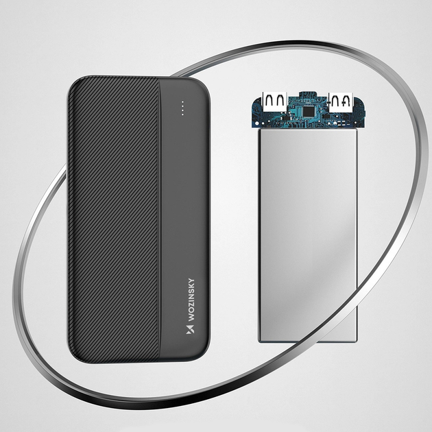 Powerbank Wozinsky WPBBK1 10000 mAh Black (5907769307379) - obraz 4
