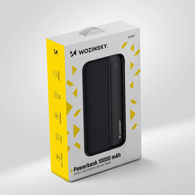 Powerbank Wozinsky WPBBK1 10000 mAh Black (5907769307379) - obraz 5