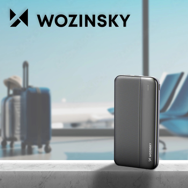 Powerbank Wozinsky WPBBK1 10000 mAh Black (5907769307379) - obraz 10