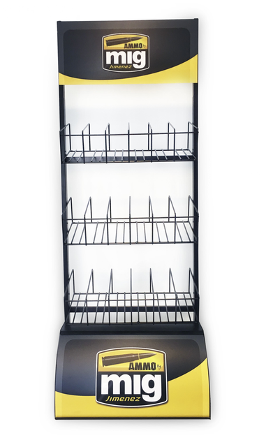 Набір аксеуарів для моделювання Ammo: Titans - 400 ml Spray Cans Rack Large 108 шт (8432074081760) - зображення 3