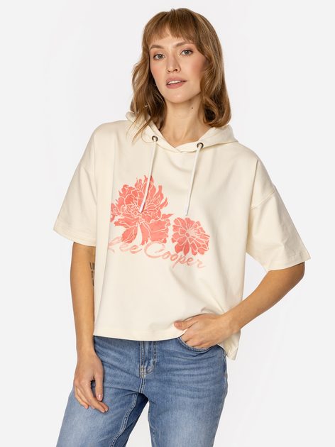 Худі жіноче Lee Cooper Tia-5624 S Молочне (5905991732204) - зображення 3