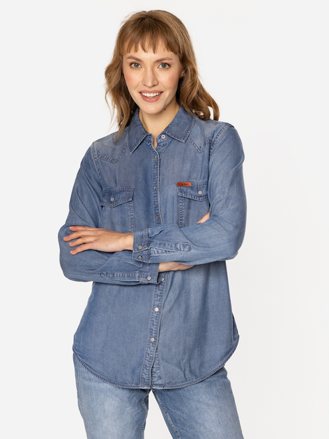 Koszula damska jeansowa Lee Cooper Centa-5018 M Błękitna (5905991737353) - obraz 3