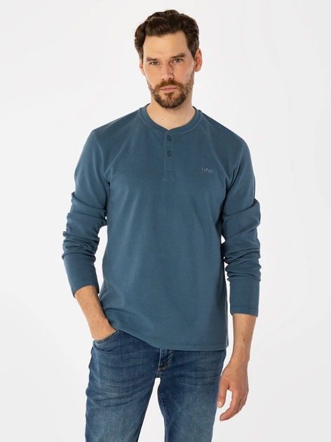 Лонгслів чоловічий Lee Cooper Lare-6040 M Синій (5905991709671) - зображення 3