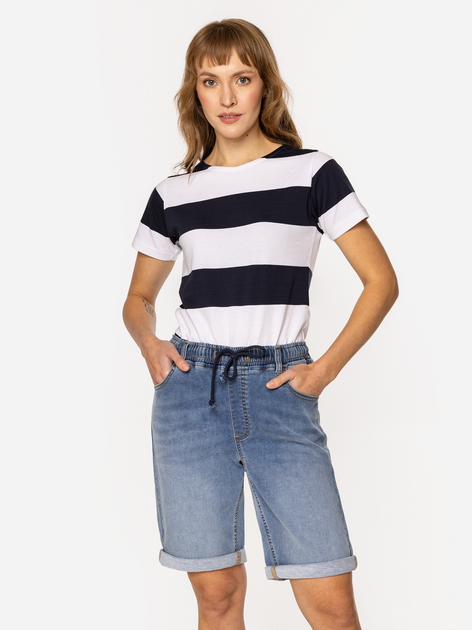Шорти джинсові жіночі Lee Cooper Adela-1422 XL Блакитні (5905991725879) - зображення 3