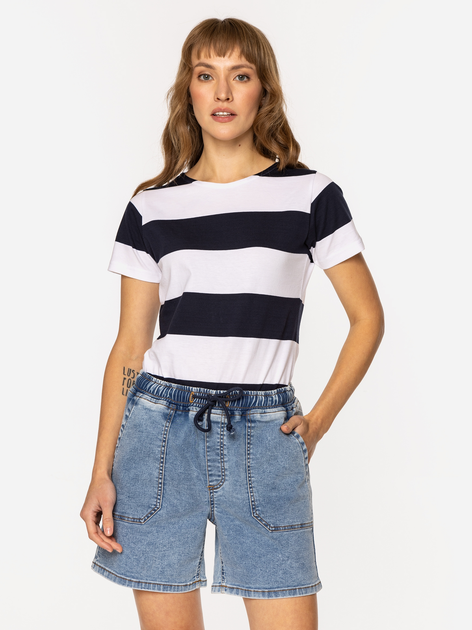 Шорти джинсові жіночі Lee Cooper Dela-1422 XL Блакитні (5905991725831) - зображення 3