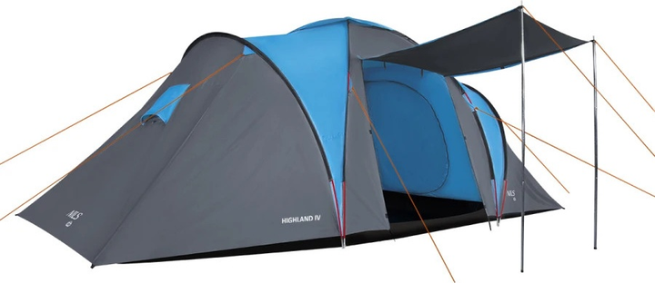 Намет Nils Camp Highland IV кемпінговий NC6431 (5907695554410) - зображення 4
