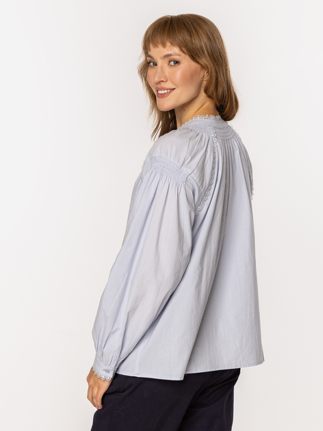 Koszula damska bawełniana Lee Cooper Murcja-9719 L Błękitna (5905991737681) - obraz 3