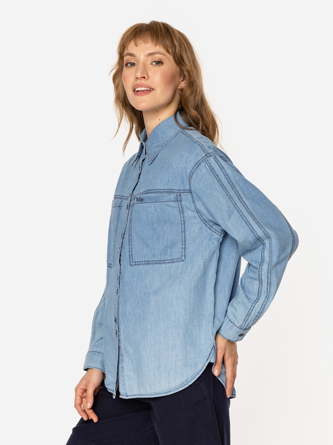 Koszula damska jeansowa Lee Cooper Parla-5015 S Błękitna (5905991737520) - obraz 3