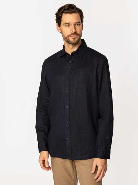 Сорочка чоловіча Lee Cooper Roger-2020 3XL Темно-синя (5905991734642) - зображення 3