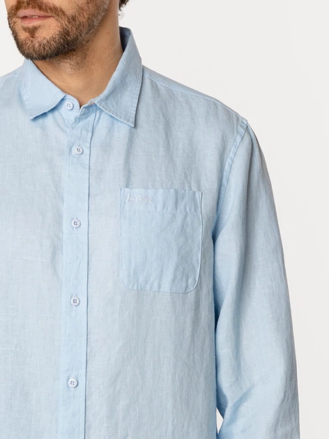 Сорочка чоловіча Lee Cooper Roger-2020 L Блакитна (5905991734666) - зображення 4