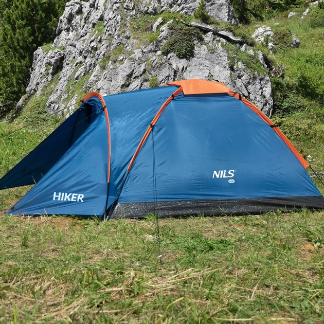 Намет Nils Camp Hiker кемпінговий NC6010 Blue (5907695504552) - зображення 11