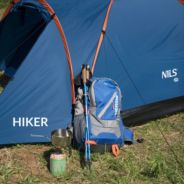 Намет Nils Camp Hiker кемпінговий NC6010 Blue (5907695504552) - зображення 15