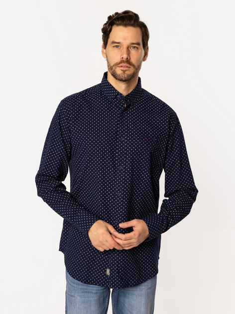 Koszula męska bawełniana Lee Cooper New Tenby-KL63 L Granatowa (5905991733270) - obraz 3