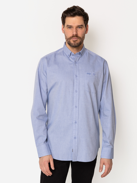Koszula męska bawełniana eleganska Lee Cooper New Tenby-KL66 3XL Błękitna (5905991733355) - obraz 3