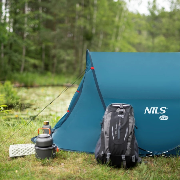 Namiot Nils Camp kempingowy samorozkładający NC3743 Blue (5907695555288) - obraz 17