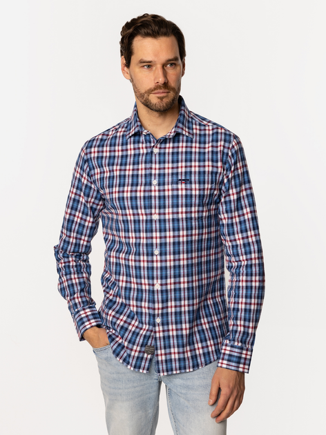 Сорочка бавовняна чоловіча Lee Cooper Windsor-Kl03 S Синя (5905991733645) - зображення 3