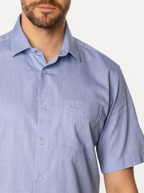 Сорочка бавовняна літня чоловіча Lee Cooper Windsor2-Ml65 XL Блакитна (5905991733393) - зображення 4