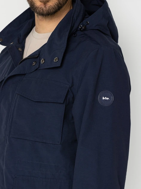 Kurtka przejściowa męska z kapturem Lee Cooper Omar-31 XL Granatowa (5905991732853) - obraz 6