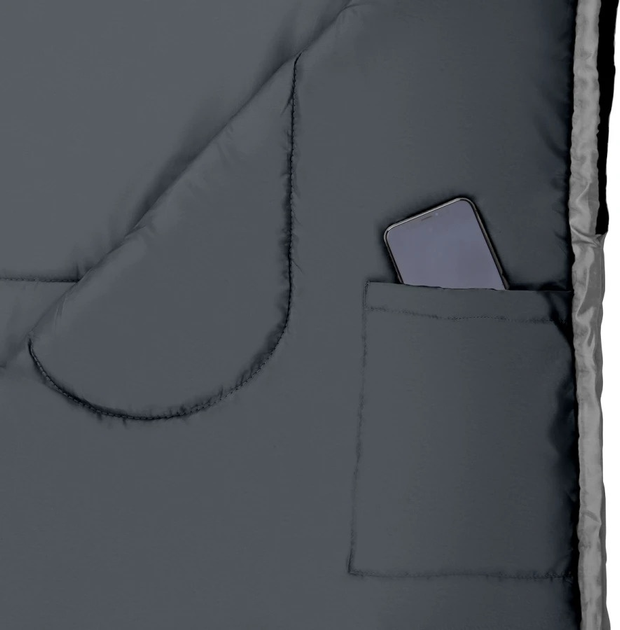 Спальний мішок Nils Camp NC2008 Розмір L Anthracite-Orange (5907695544749) - зображення 5