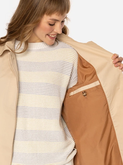 Trencz damski Lee Cooper Vivien-2000 M Beżowy (5905991732938) - obraz 5
