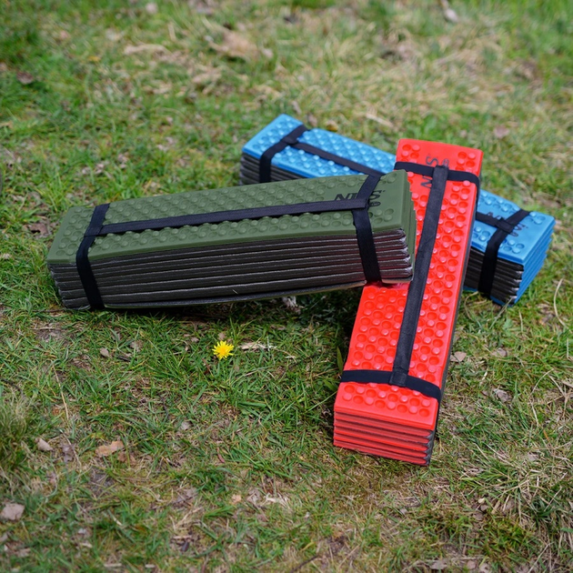 Складний каремат Nils NC1768 182 x 60 см Green (5907695545807) - зображення 9