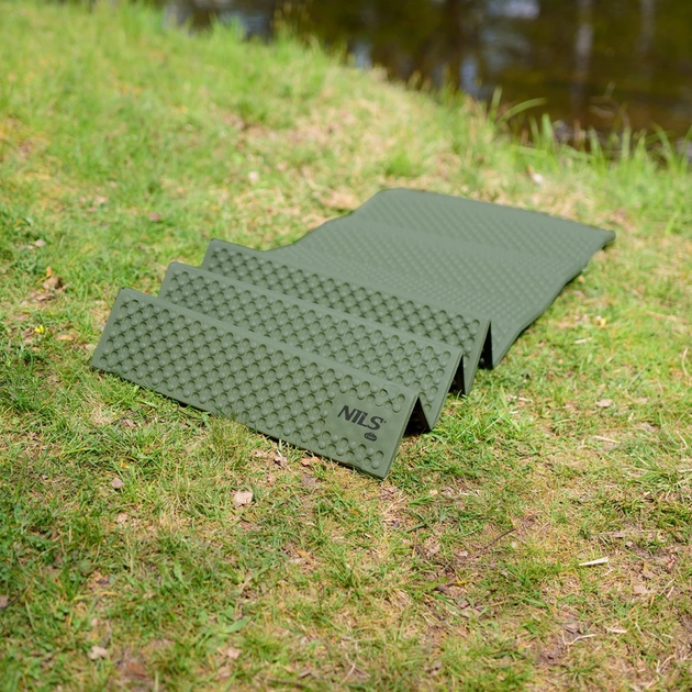 Складний каремат Nils NC1768 182 x 60 см Green (5907695545807) - зображення 11