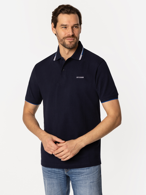 Koszulka polo męska Lee Cooper Tobie-5034 2XL Granatowa (5905991730859) - obraz 3