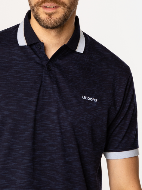 Поло довге чоловіче Lee Cooper Tod-5004 L Темно-синє (5905991730071) - зображення 4