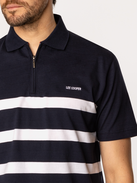 Koszulka polo męska Lee Cooper Tolfe-5036 3XL Granatowa (5905991731078) - obraz 4