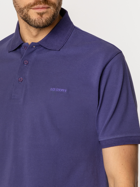 Поло довге чоловіче Lee Cooper Tomo-5055 XL Фіолетове (5905991730491) - зображення 4