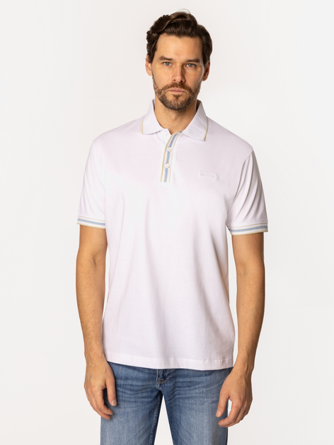 Поло довге чоловіче Lee Cooper Tor-5001 M Біле (5905991729945) - зображення 3