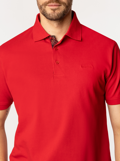 Поло довге чоловіче Lee Cooper Tracy-5006 XL Червоне (5905991730934) - зображення 4