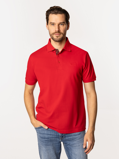Koszulka polo męska Lee Cooper Tracy-5006 2XL Czerwona (5905991730941) - obraz 3