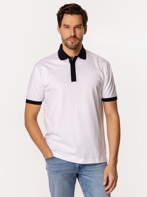 Koszulka polo męska Lee Cooper Trim-5009 XL Biała (5905991730170) - obraz 3