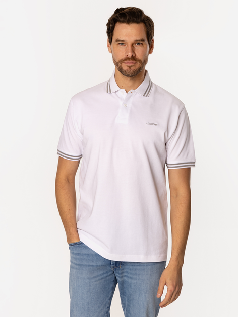 Koszulka polo męska Lee Cooper Tyan-5029 M Biała (5905991730316) - obraz 3
