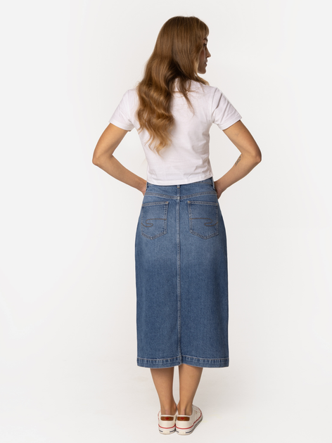 Spódnica damska midi jeansowa Lee Cooper Eva-3122 L Błękitna (5905991739050) - obraz 4
