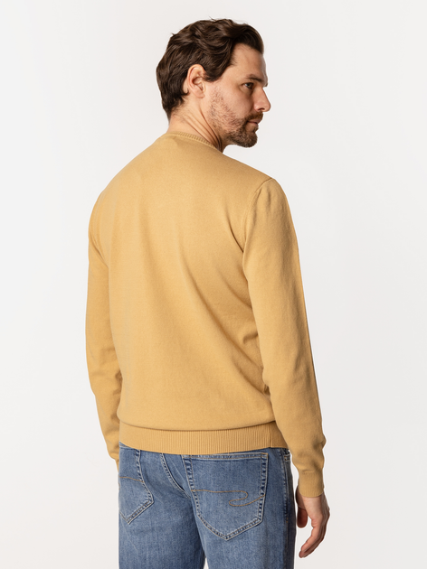 Sweter męski bawełniany Lee Cooper Andy Organic M Musztardowy (5905991722847) - obraz 3