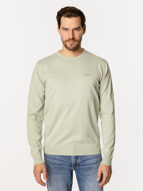 Джемпер чоловічий Lee Cooper Adam Organic XL Оливковий (5905991722946) - зображення 3