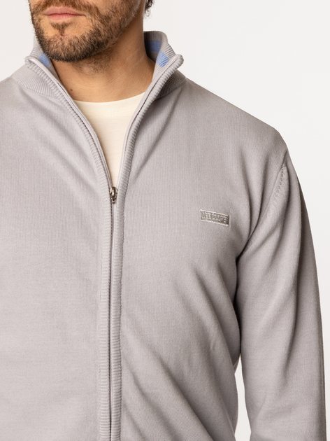 Кофта чоловіча Lee Cooper Chaves-5405 XL Сіра (5905991732495) - зображення 4