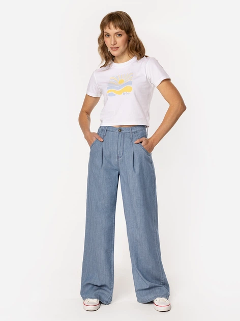 Jeansy damskie szerokie Lee Cooper Ariana-1946 27-32 Błękitne (5905991740384) - obraz 3