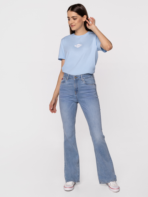 Jeansy dzwony damskie Lee Cooper Becca-2418 26-30 Błękitne (5905991741916) - obraz 3