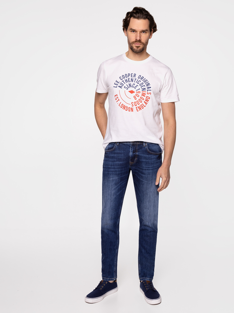 Jeansy slim fit męskie Lee Cooper Denzel-2287 33-32 Granatowe (5905991740841) - obraz 3