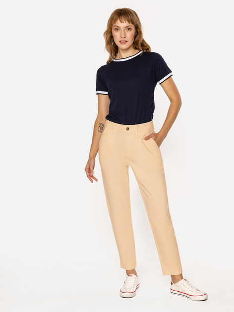 Штани жіночі Lee Cooper Mello-3720 26 Бежеві (5905991739210) - зображення 3