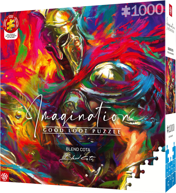 Puzzle GOOD LOOT Imagination Puzzle: Blend Cota The Illyrian Warrior 1000 elementów (5908305249665) - obraz 3