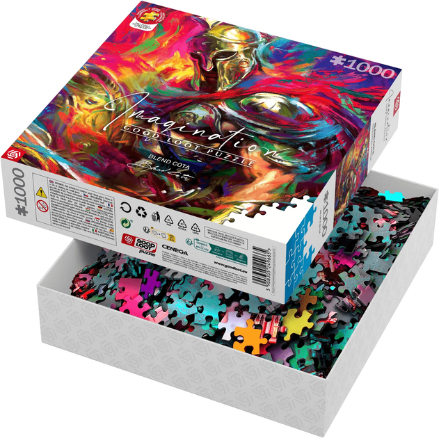 Puzzle GOOD LOOT Imagination Puzzle: Blend Cota The Illyrian Warrior 1000 elementów (5908305249665) - obraz 8