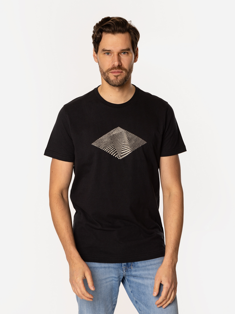 Koszulka męska bawełniana z nadrukiem Lee Cooper Diamond5-1160 2XL Czarna (5905991726661) - obraz 3