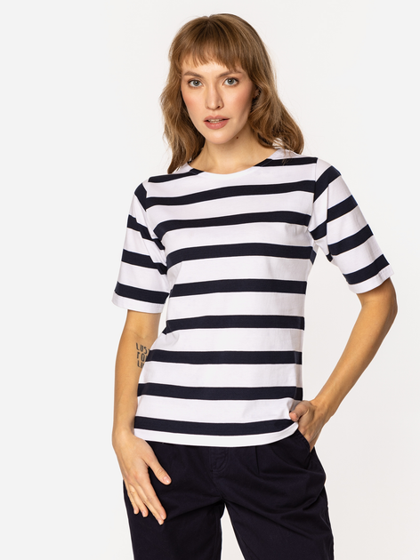 Футболка бавовняна жіноча Lee Cooper Nela-5513 S Біла (5905991731160) - зображення 3